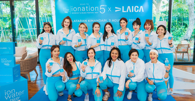 Koleksi LAICA x ION WATER Rilis Eksklusif untuk Festival Workout dan Musik Indonesia IONATION 2024!