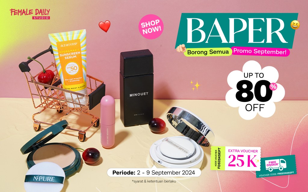 Yuk, Nikmati Belanja Diskon Hingga 80% di Female Daily&nbsp;Studio!